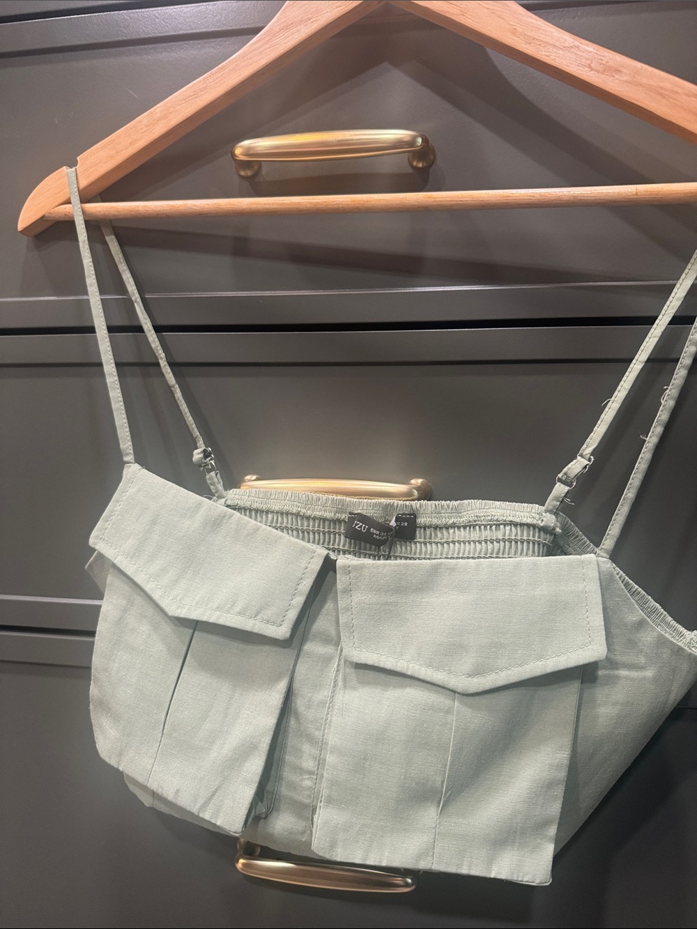 Dual Pocket Bralette Top